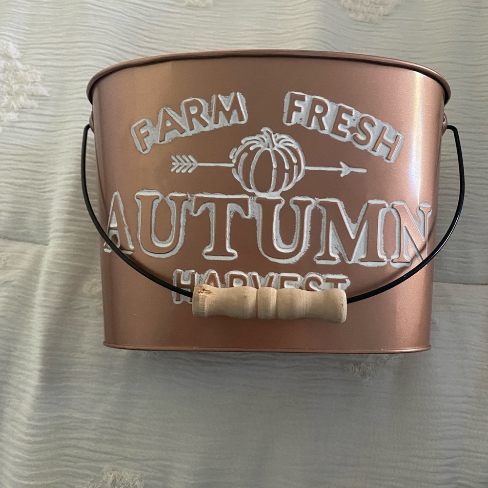 Farm Fresh Autumn Harvest Bucket